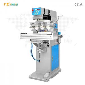 Cheap Shuttle Style Silicon Four Color Pad Printing Machine wholesale