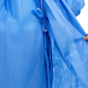 45gsm Reinforced Disposable Surgery Gowns Blue S M L XL