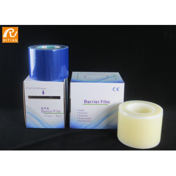 PE Material Transparent Barrier Film Dental Equipments Consumables 4"X 6" X 1200pcs