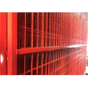 Welded Canadian Temporary Fence Panels , Metal Construction Fence Panels