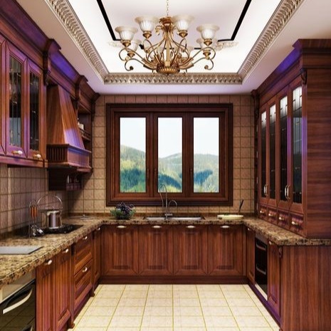 Elegant, Luxurious, And Functional Stainless Steel Kitchen Cabinetry With Rich Colors And Exquisite Marble Countertops