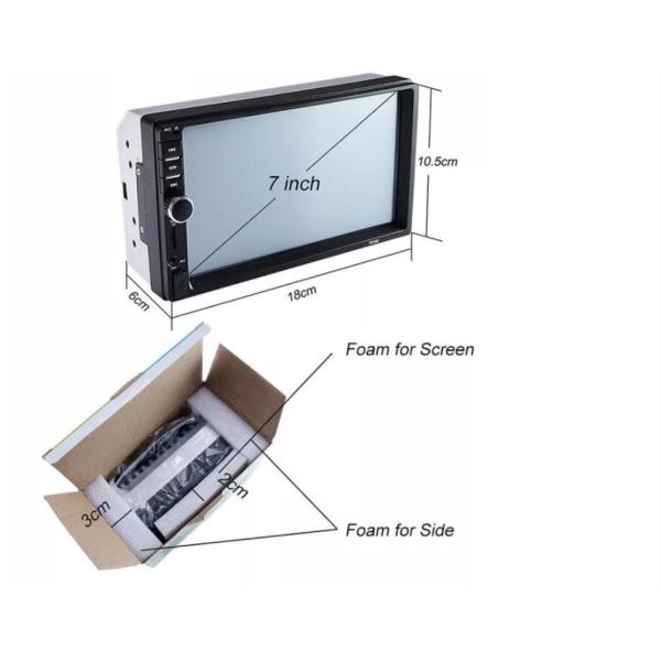 Universal Motion Activated Dashcam Navigator 7.0 Inch Ips Screen Car DVR FM DVD Player