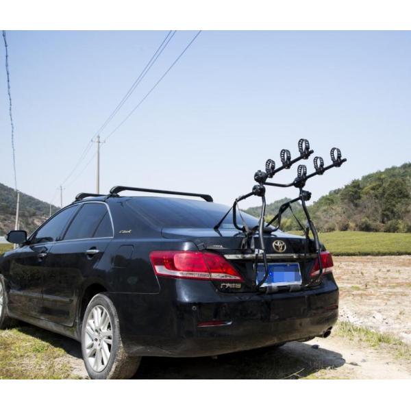 2 Bike Rear Ball Mounted Car Bike Carrier Rack Rear Trunk Bike Carrier