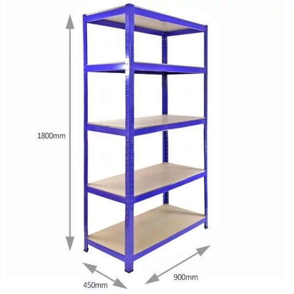 5 Tier Industrial Racks Steel Shelving Warehouse Shelves Storage Racks Shelving Units