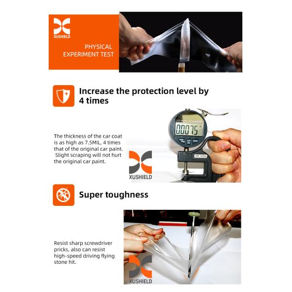 Size 1.83*15m 71in*50ft Hydrophobicity Self Healing Roll Anti Scratch Wrap PPF TPU Car Protection Film