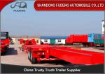 43 - 56 Meters Extendable Lowboy Trailer For Hydraulic Steering Wind Blade Carry