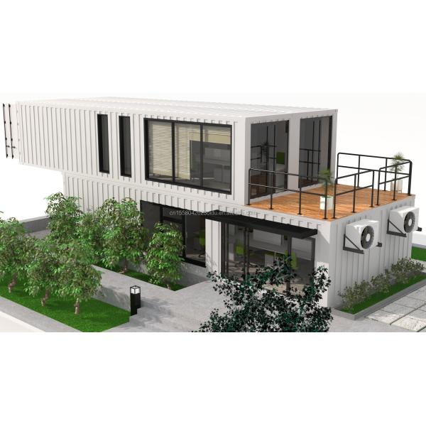 Foldable Puerto Rico Living 40ft Luxury Pack Shipping Container Casas Modulares Prefabricadas Pre Fab House for Market