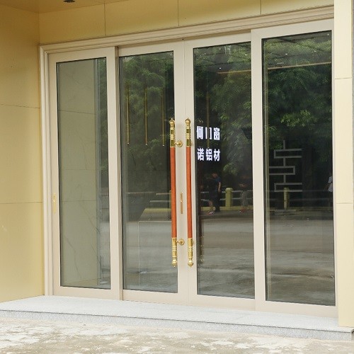 Quality 1.7mm Anodized Aluminum Frame Sliding Glass Doors for sale