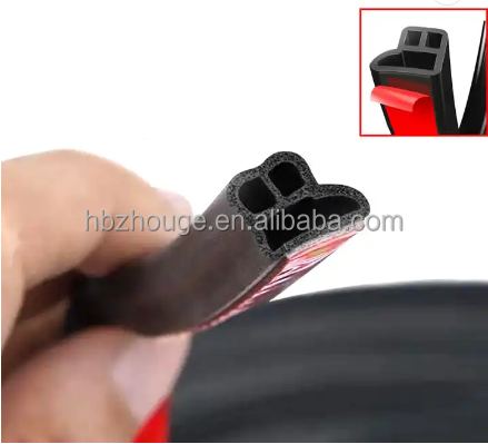 1-25M L-Type Car Door Rubber Seal Strip for Car Insulation and Weatherproofing Material