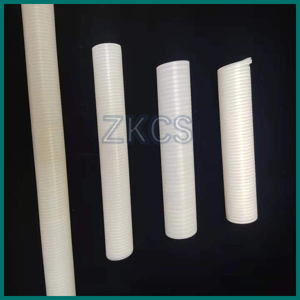 80mm Length Auto Buckled Plastic Spiral Tube For Tubes Expanding