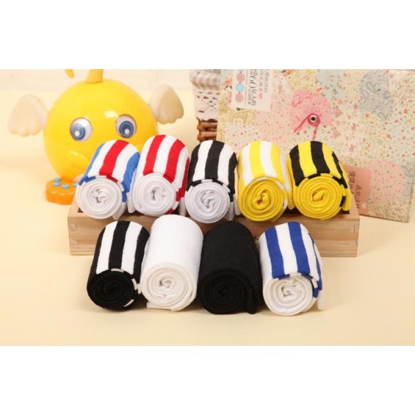 Football Stripes Cotton Kids Knee High Socks for Boys and Girls Long Tube Sports Socks