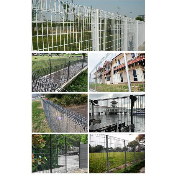 Beautiful Looking Euro Ral6005 Rolled Top Fence For Gated Community Guard House