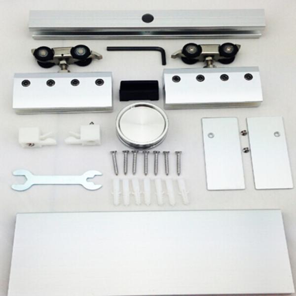 Hotel Sliding Tempered Glass Door Hanging Glass Barn Door