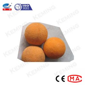 China Sponge Shotcrete Concrete Pump Pipe Cleaning Ball Heat Resistance on sale