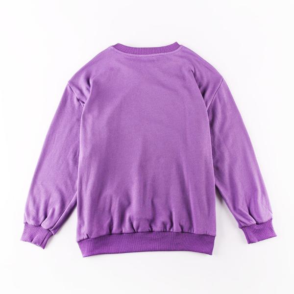 Unisex Boys Girls Knitted Plain Pullover Sweater 100% Cotton