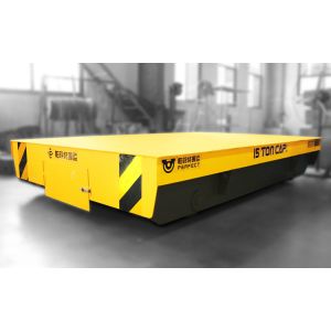 Industrial Large Motorized Conducting Railways Powered Transfer Vehicle