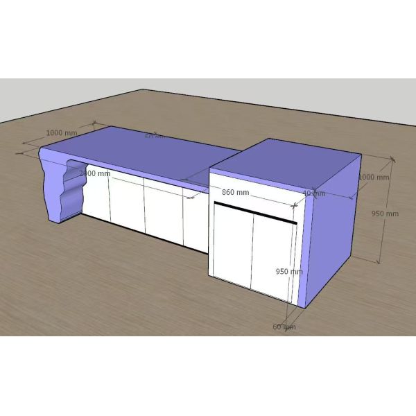 Epoxy Resin Dining Table - Water Ripple Pattern, Mid - century Modern Vibe, Ideal for Contemporary Home Office Decor
