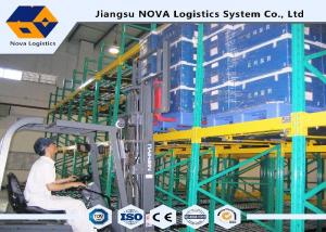 China Powder Coated Shuttle Pallet Racking FIFO Storage For Assembly Lines on sale