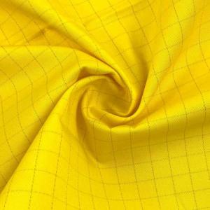 China High Density TC Static Dissipative Fabric With ESD Carbon Stripe on sale