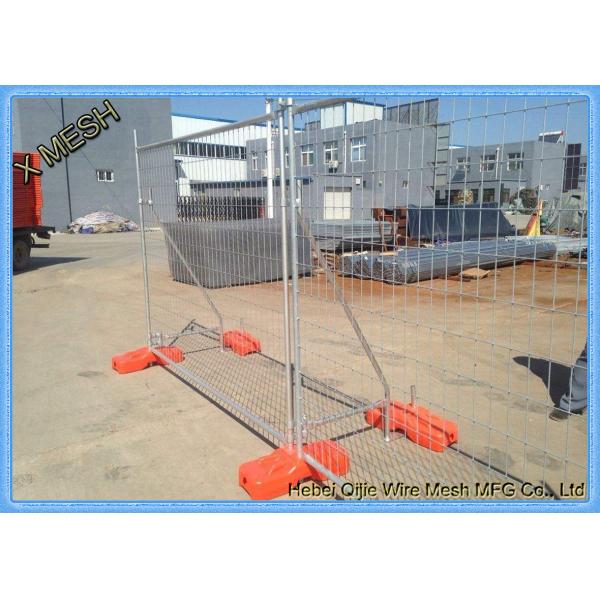 Movable Temporary Welded Mesh Fence Panels Steel Material Anti - Weather