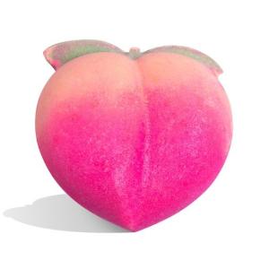 Cheap BSCI Peach Custom Bath Bombs To Misturing Skin Exfoliating wholesale