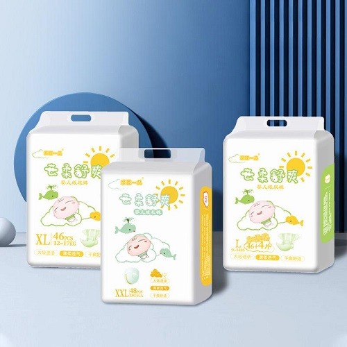 3D Leak Prevention Pull Up Baby Diaper