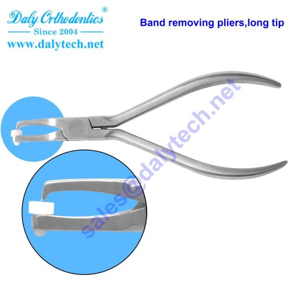Oliver-Jones posterior band removing pliers,long tip of dental pliers
