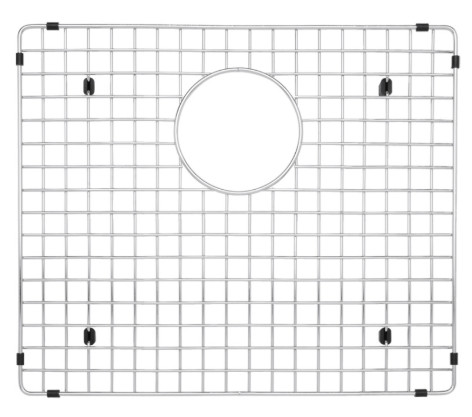 Stainless Steel Bottom Grid Kitchen Sink Accessories With Center Drain Hole