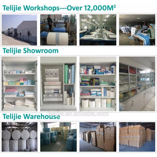 Eco Friendly Waterproof Disposable Baby Bib PE Film Material