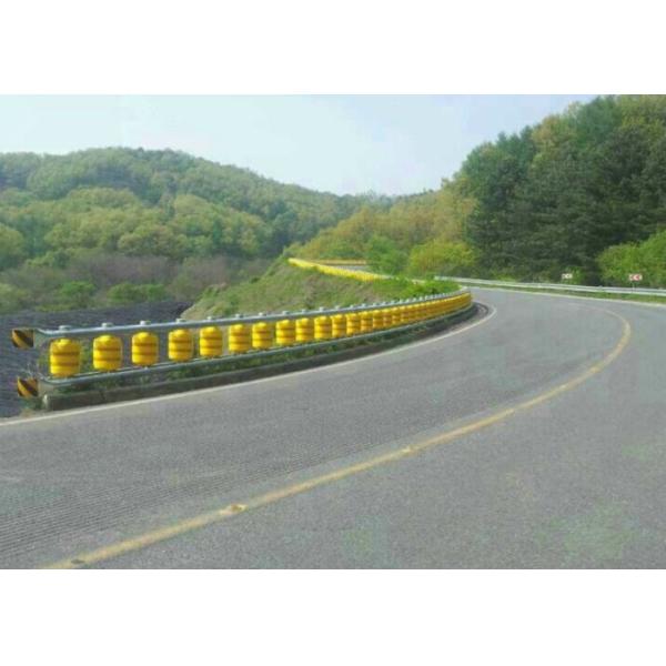 Highway Impact Energy Absorption Safety Roller Barrier With Anti Crash Function