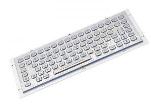 China Metal Blue Illumination Industrial Mini Keyboard For Military Outdoor PC on sale