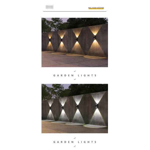 IP65 Waterproof Solar Energy Save Lamp Outdoor Wall Sensor