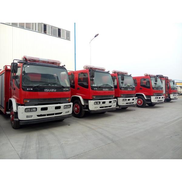 ISUZU 6T Firefighter Fire Rescue Truck FVR 240hp 6 Wheel Water Tanker Fire Truck