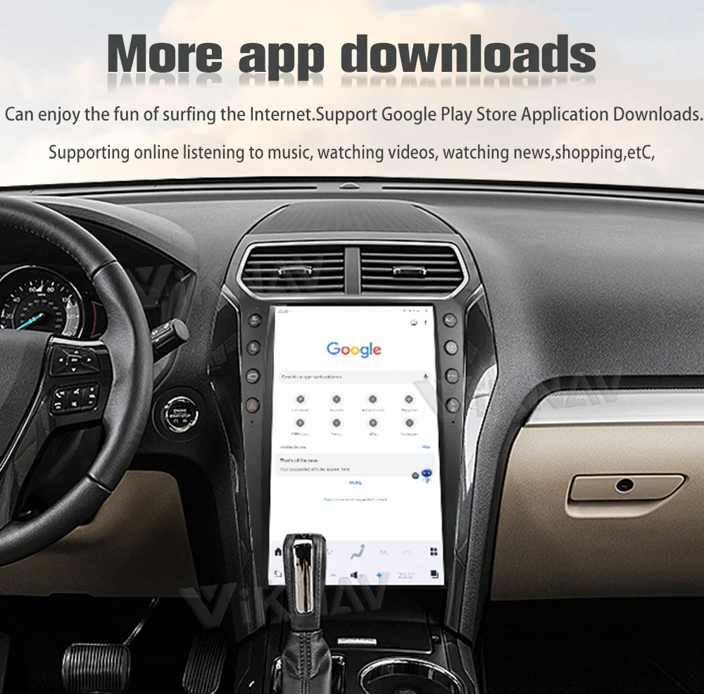 Viknav 13.6 inch Car Radiio Android 2016 Ford Explorer Radio Multimidia Radio GPS Navigator