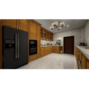 Buy cheap Traditional Solid Wood Kitchen Unit Customized Whole Kitchen Design from wholesalers