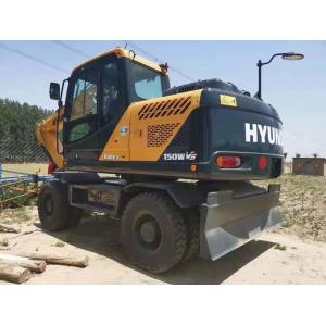 Cheap Construction Equipment 15T R150WVS Hyundai Wheeled Excavator wholesale