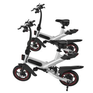 China Lithium Battery Smart Electric Bike , 12 Inch One Second Folding Electric Bike on sale