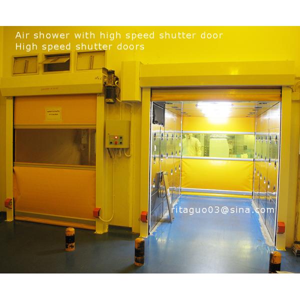 Big Cargo 400W Cleanroom Air Shower With Shutter Door , HEPA Filter