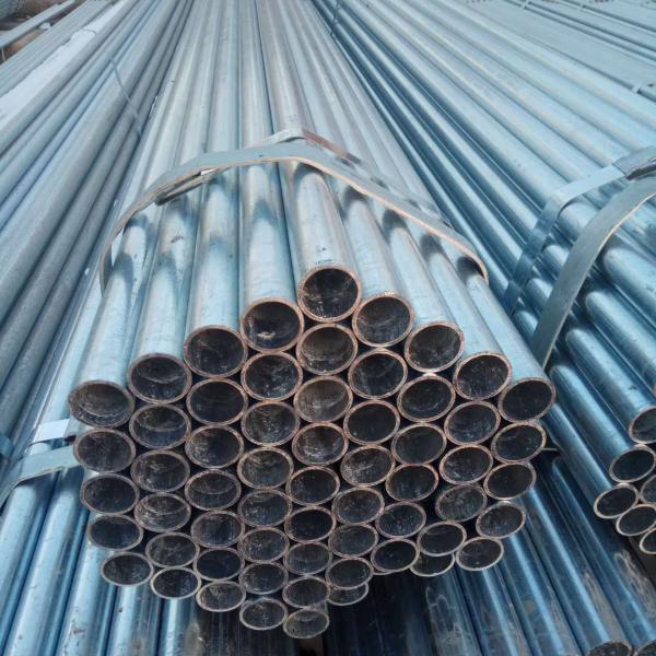 EMT Pipe Hot Dip Galvanized Mild Steel Welded Pipes ASTM DN350 DN50 1 inch 1.5 inch For Construction GI Steel Pipe