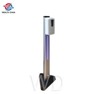 Cheap Multifunctional 1100mm Face Recognition Temperature Kiosk With Hand Sanitizer wholesale