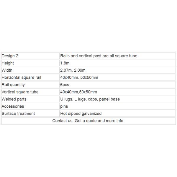 Round Stockyard Fencing Panel Cattle Yard Panel