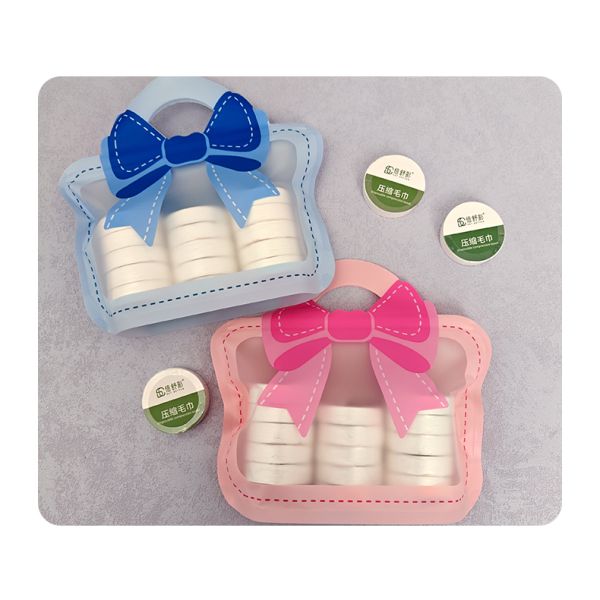 15pcs 32*60cm Embossed Round Bath Towel Compressed for Hiking Camping Beach Adult Travel