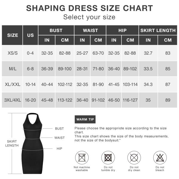 Pink Body Shaper Shapewear Seamless Halter Neck Deep U Outer Wear Dress for Women in Summer