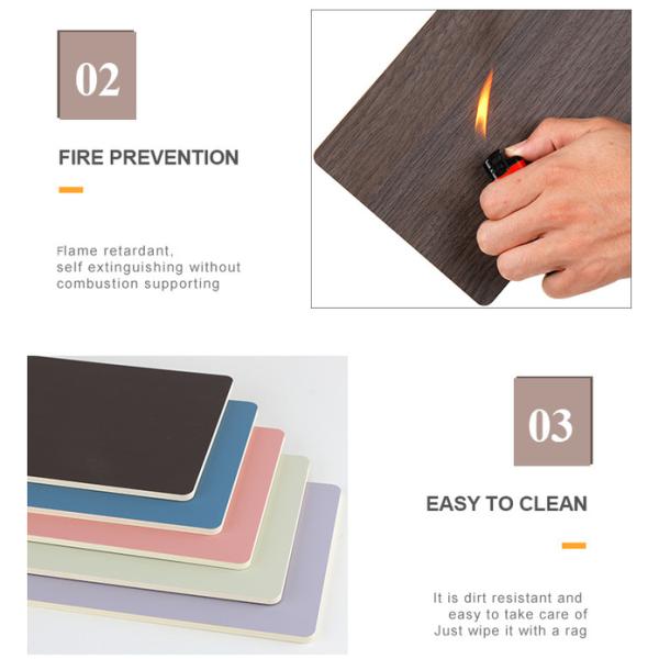 Hotel Interior Bamboo Charcoal Wood Veneer Paneling Water Resistance