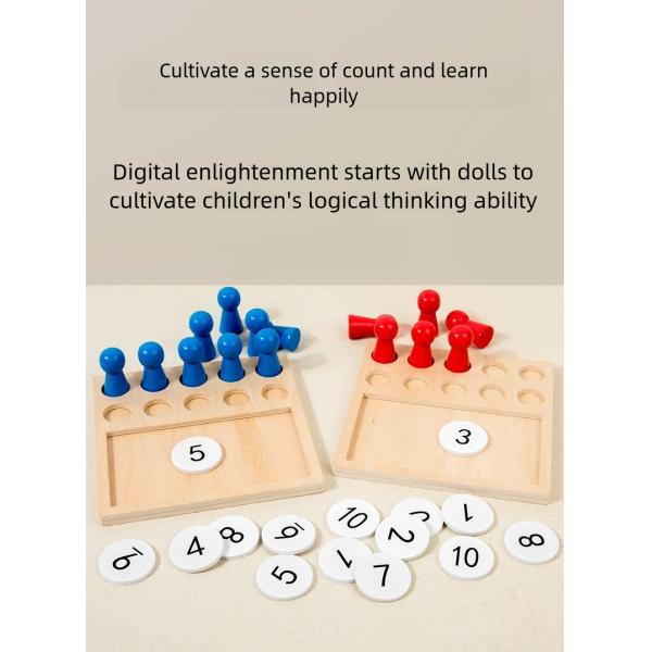 Cpc Ce En71 Digital Addition Subtraction Early Education Cards Preschool Math Enlightenment Teaching Aids