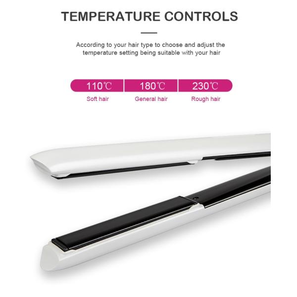 MeStar LED ceramic Flat Iron Hair Straightener 3D Floating Titanium Plates