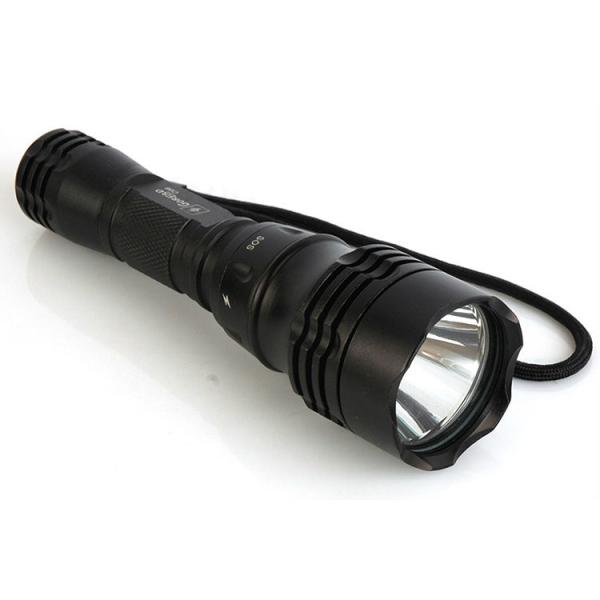 C66 High bright rechargeable Q5 LED diving flashlight