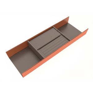 Cheap MJmhd YG-FGJ06 Aluminum Jewelry Drawer Organizer Tray, 460x155x50mm, Modular DIY Set for Wardrobe &amp; Dresser, Handmade wholesale