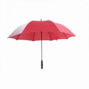 7 Red Panels custom Promotional Umbrellas , Personalized Golf Umbrellas