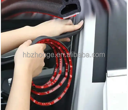 1-25M L-Type Car Door Rubber Seal Strip for Car Insulation and Weatherproofing Material